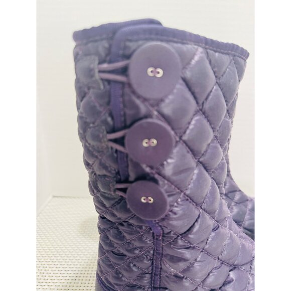 The North Face Thermoball Women Quilted Insulated Winter Boots Size 7 Purple - Picture 7 of 13